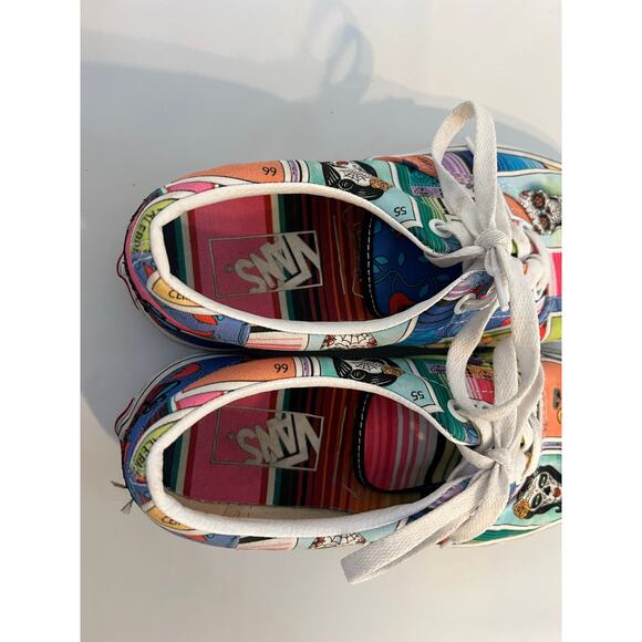 Vans Loteria Lace Up Sneakers Shoes Low Top Printed Size Men's 5.5 Women's 7.0 - Picture 11 of 12